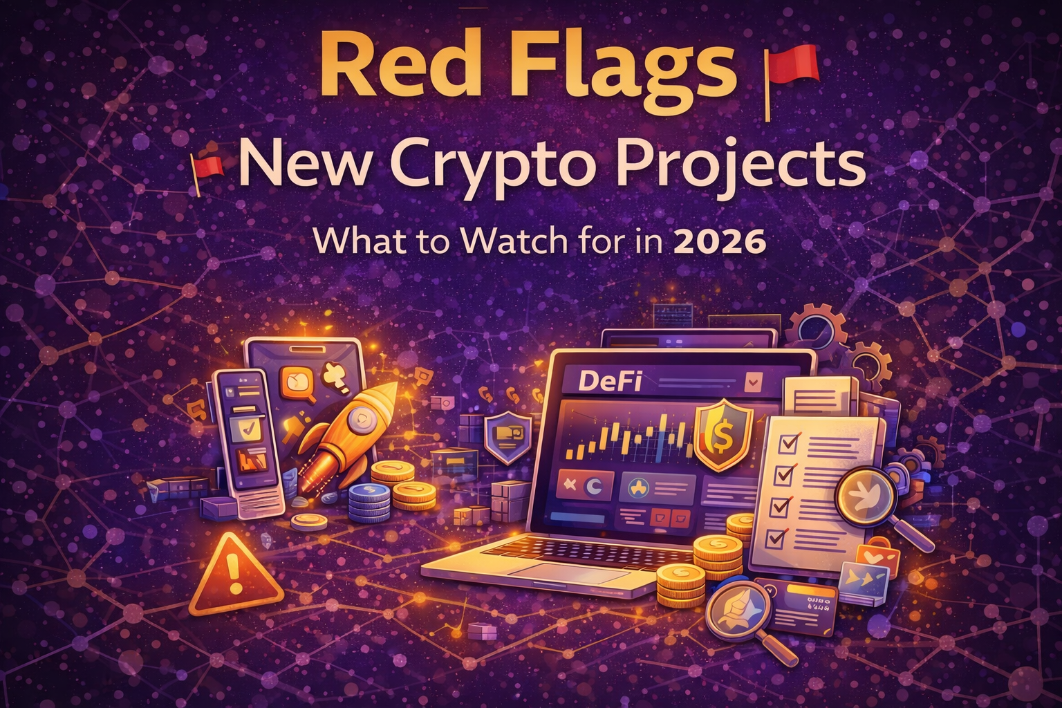 Image: 🚩 Red Flags in New Crypto Projects: What to Watch for in 2026